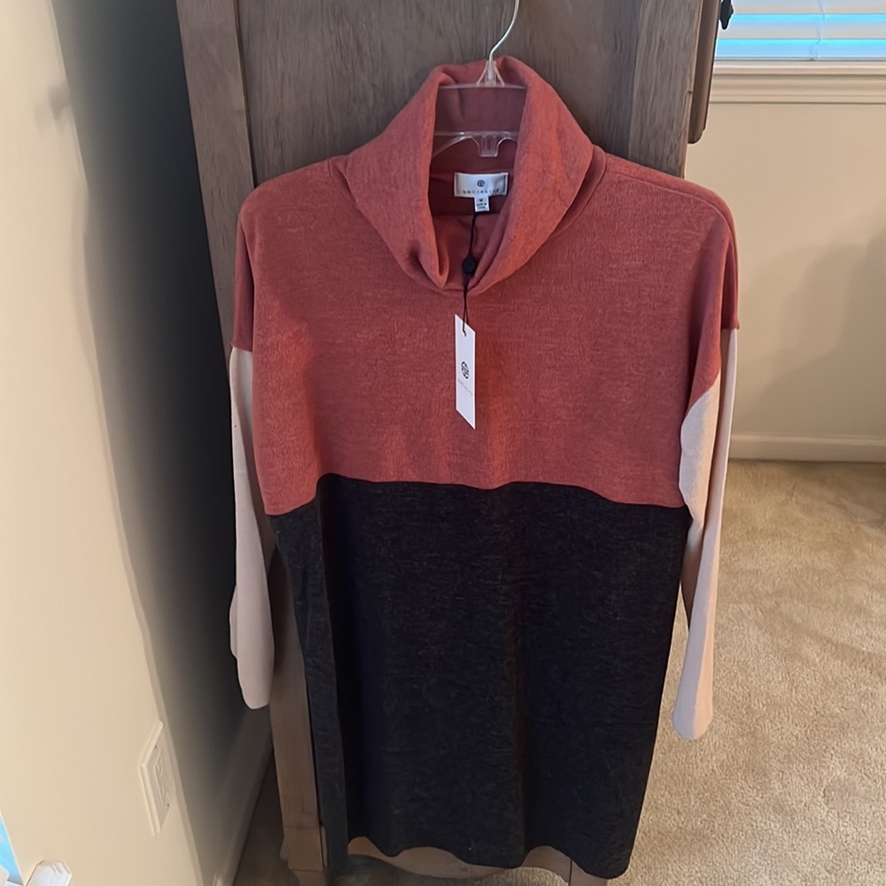 Socialite sweater dress.